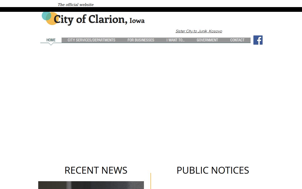 Clarion criminal history official city homepage